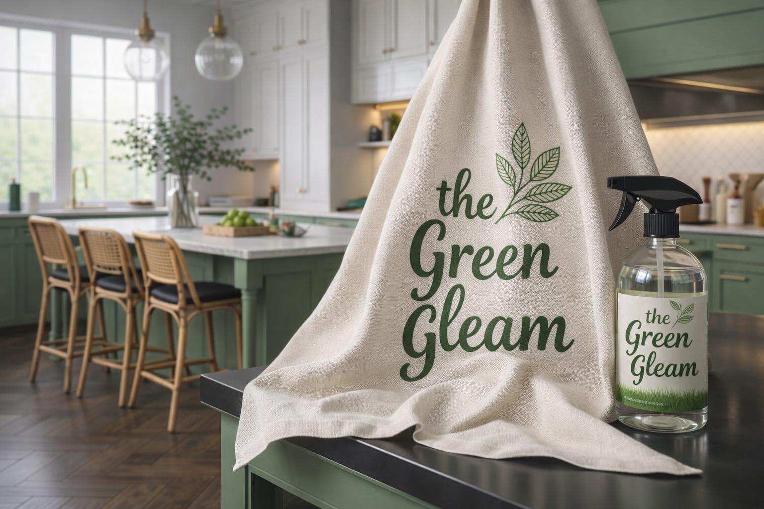 The Green Gleam cleaning products